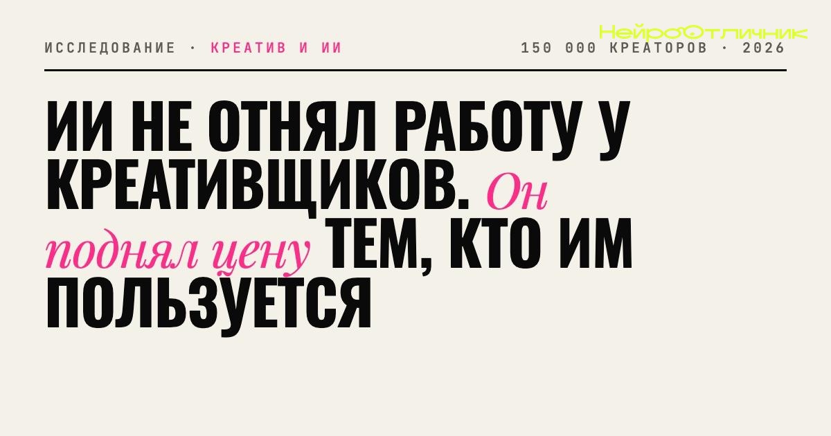 Три года нам обещали: ИИ заменит креативщиков