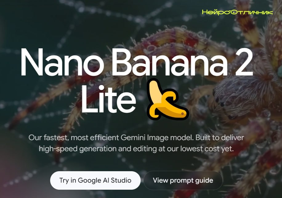 Nano Banana 2 Lite: генерация за 4 секунды
